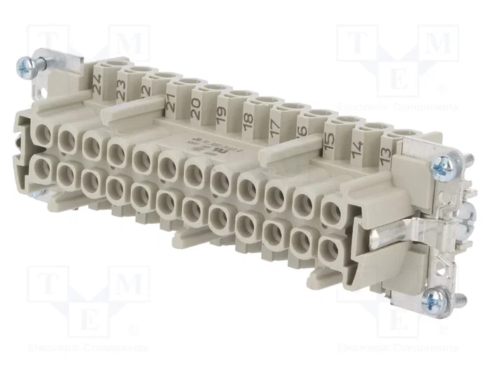WIELAND Conector HDC Hembra Tamaño 24 para Panel WIELAND Conector HDC Hembra Tamaño 24 para Panel