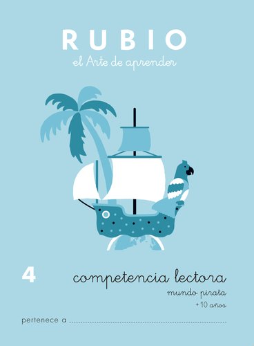 Rubio Cuaderno Competencia Lectora Nº 4 Mundo Pirata A5