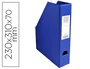 Exacompta Revistero de PVC Azul Lomo 70 mm
