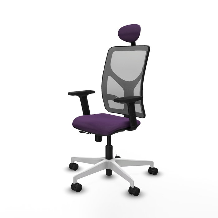PIQUERAS Y CRESPO Silla de oficina Motilla Morado/Gris