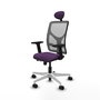 PIQUERAS Y CRESPO Silla de oficina Motilla Morado/Gris