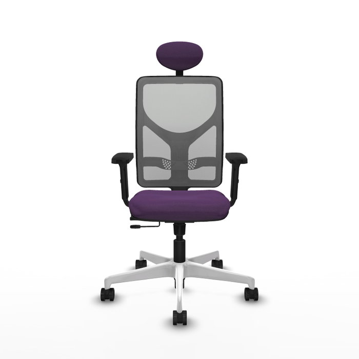 PIQUERAS Y CRESPO Silla de oficina Motilla Morado/Gris