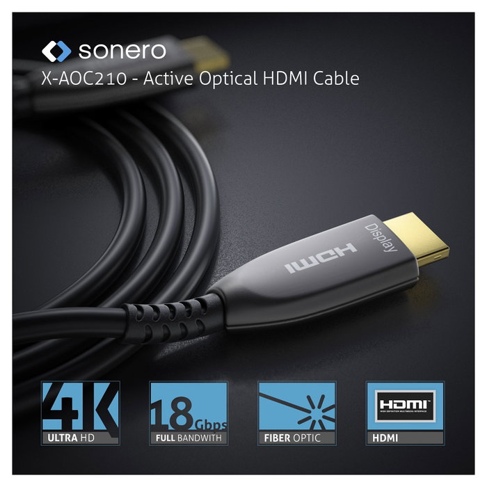PureLink sonero Aktives HDMI 4K AOC Extender Kabel - 10m