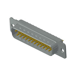 CONEC Conector D-Sub macho de 25 polos
