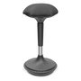 Digitus - Taburete de pie ergonómico, soporte de altura ajustable con gas, negro, 330 x 330 mm, altura 63-88 cm, capacidad 125 kg