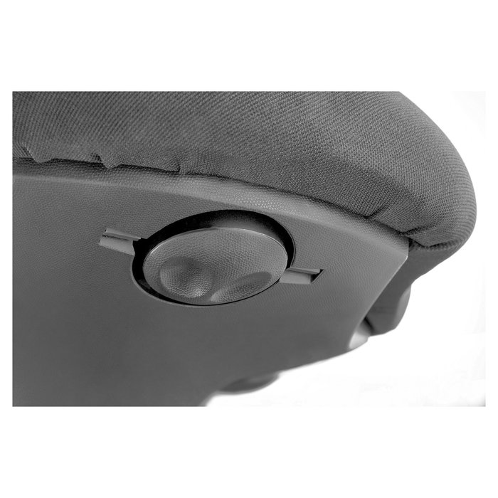 Digitus - Taburete de pie ergonómico, soporte de altura ajustable con gas, negro, 330 x 330 mm, altura 63-88 cm, capacidad 125 kg