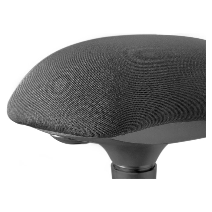 Digitus - Taburete de pie ergonómico, soporte de altura ajustable con gas, negro, 330 x 330 mm, altura 63-88 cm, capacidad 125 kg