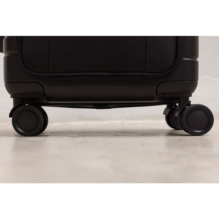 Numada 1200608 Maleta de cabina 38L negra rígida 55x35.5x23.5cm con cierre TSA y puerto USB