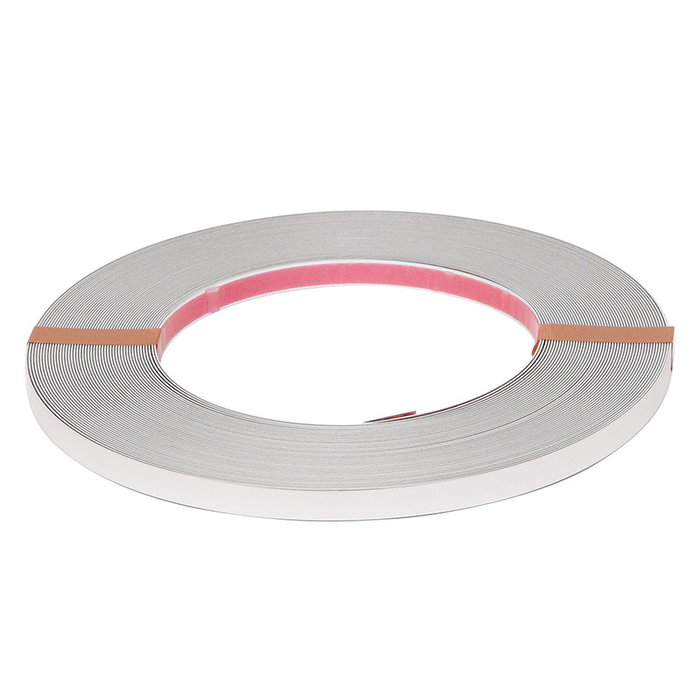 FBS Perfil Adhesivo Alu - Tape 0,5 Grueso 25M Negro Mate, Cromo, Plata Mate Acabado Cromo Ancho 10