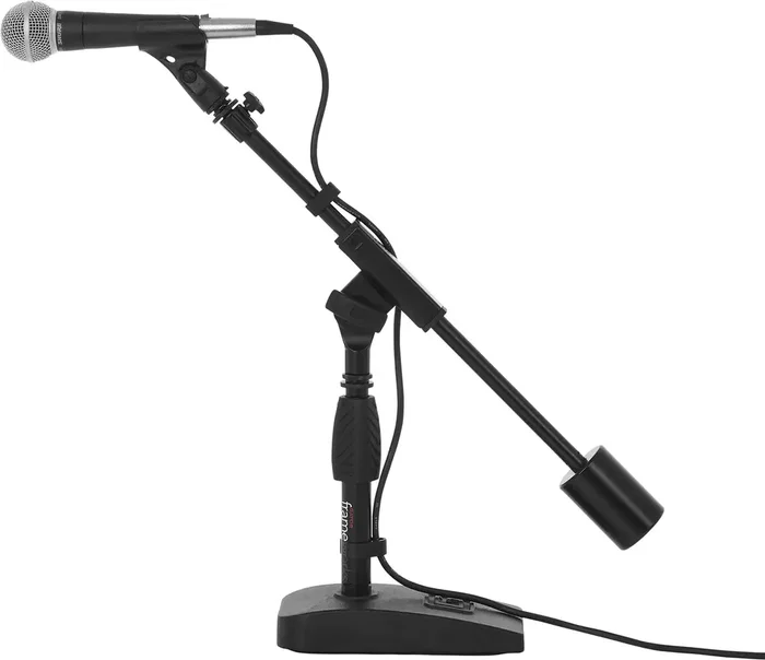 FRAMEWORKS Soporte De Micrófono Con Brazo Boom Telescópico Para Escritorio Y Bombo