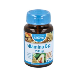 DIETMED Vitamina B12 2500 µg 60 Comprimidos, Esencial para la Función Neurobiológica