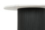 DKD Home Decor Mesa Centro Moderno Blanco Negro Marmol MDF 80 x 42 x 80 cm