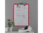 Leitz WOW Carpeta con pinza metálica poliestireno din A4 color rojo