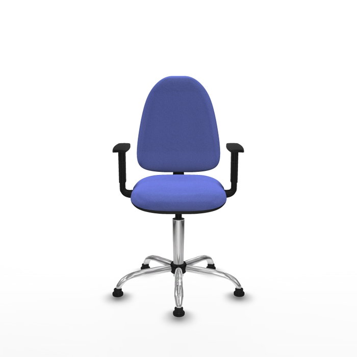 PIQUERAS Y CRESPO Silla de oficina Aýna Azul claro con Brazos 1D
