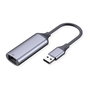 VALUE USB 3.2 Gen 1 Typ A a RJ-45 - Adaptador de Red Ethernet 5 Gbit/s, Negro/Plata