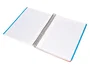 Liderpapel Cuaderno espiral A6 Micro Wonder tapa plástico 120 hojas 90gr cuadro 5mm 4 bandas celeste