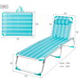 Aktive Tumbona Plegable ALU 186x49 cm