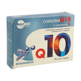 Waydiet Coenzima Q10 + Vitamina E 30 cápsulas BP - Protege las células y favorece la energía