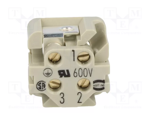 Harting HART Buchseneinsatz 3 polos 09200032711 Harting HART Buchseneinsatz 3 polos 09200032711