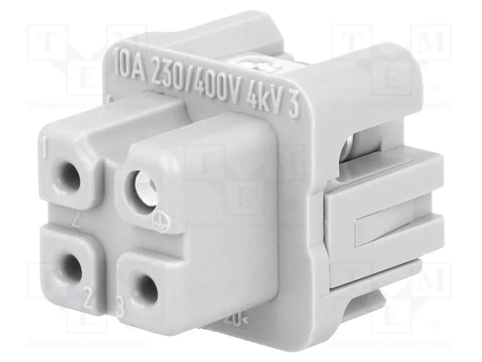Harting HART Buchseneinsatz 3 polos 09200032711 Harting HART Buchseneinsatz 3 polos 09200032711