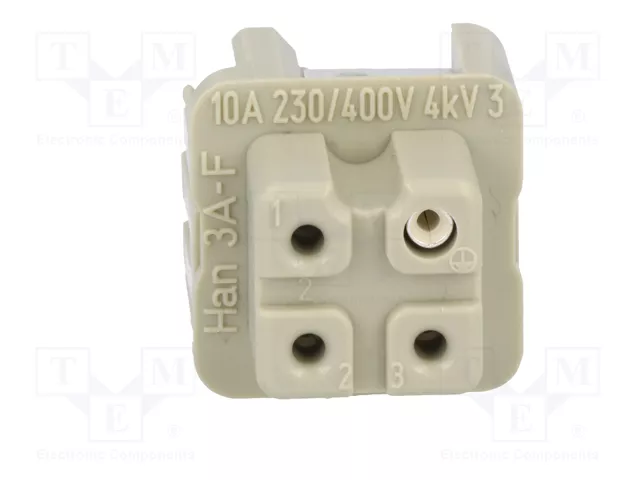 Harting HART Buchseneinsatz 3 polos 09200032711 Harting HART Buchseneinsatz 3 polos 09200032711