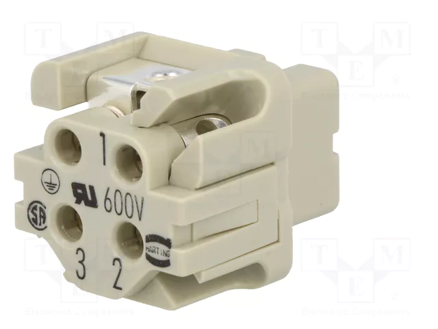 Harting HART Buchseneinsatz 3 polos 09200032711 Harting HART Buchseneinsatz 3 polos 09200032711