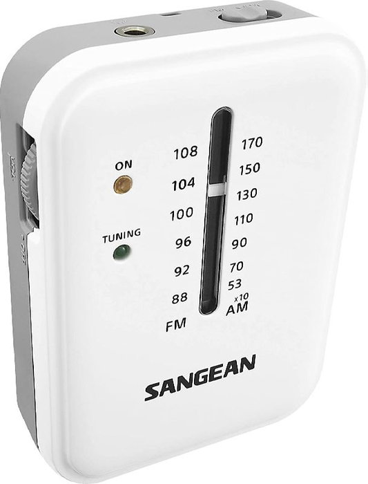 Sangean Radio Mini portátil - Blanco