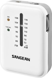 Sangean Radio Mini portátil - Blanco
