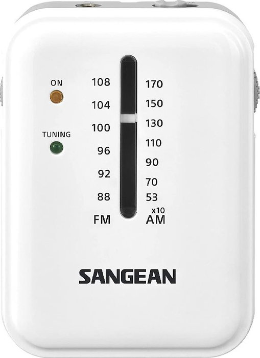 Sangean Radio Mini portátil - Blanco