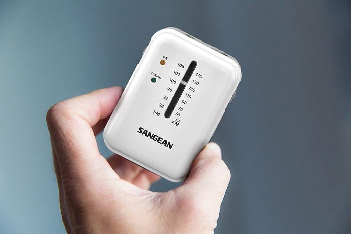 Sangean Radio Mini portátil - Blanco