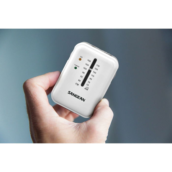 Radio Portátil Sangean SR-32 Blanco AM/FM Radio Portátil Sangean SR-32 Blanco AM/FM