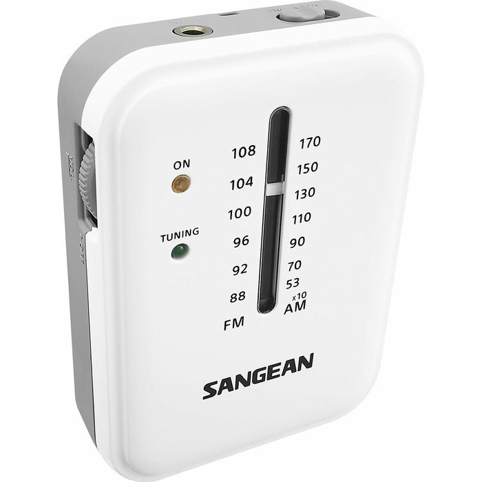 Radio Portátil Sangean SR-32 Blanco AM/FM Radio Portátil Sangean SR-32 Blanco AM/FM