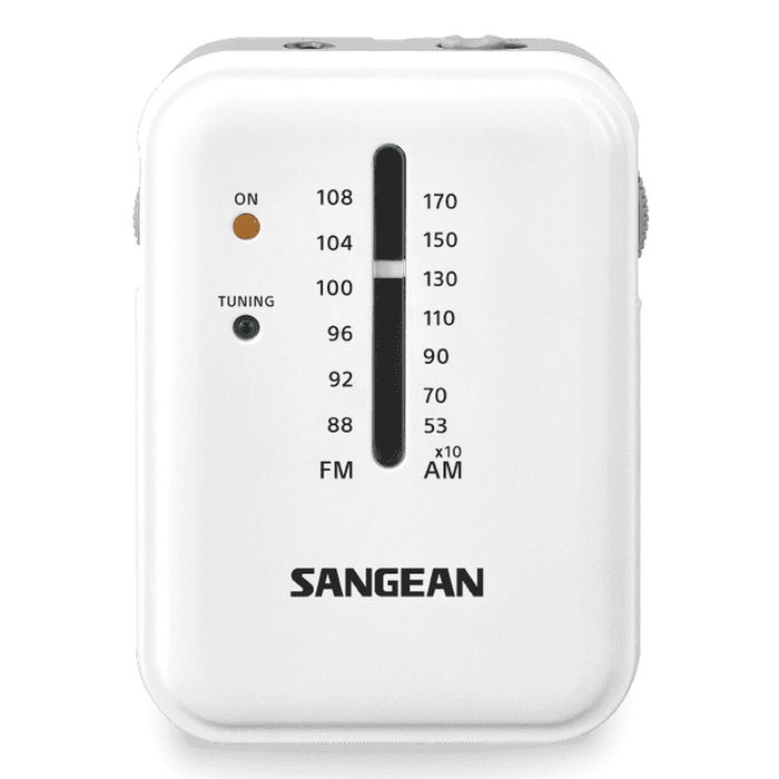 Radio Portátil Sangean SR-32 Blanco AM/FM Radio Portátil Sangean SR-32 Blanco AM/FM