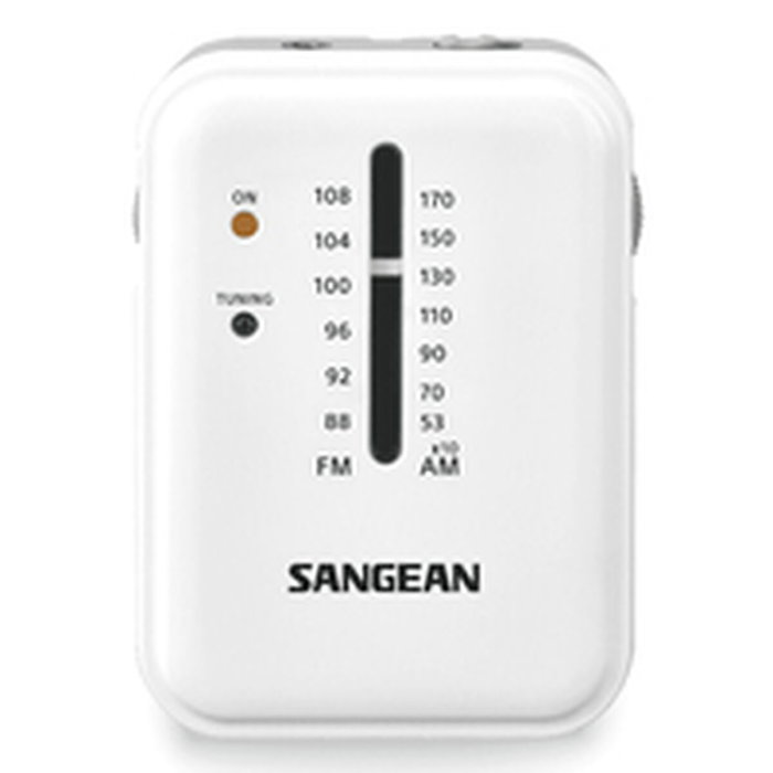 Radio Portátil Sangean SR-32 Blanco AM/FM Radio Portátil Sangean SR-32 Blanco AM/FM
