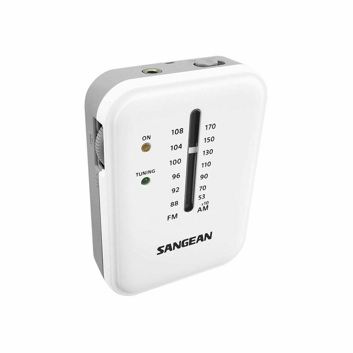 Radio Portátil Sangean SR-32 Blanco AM/FM Radio Portátil Sangean SR-32 Blanco AM/FM