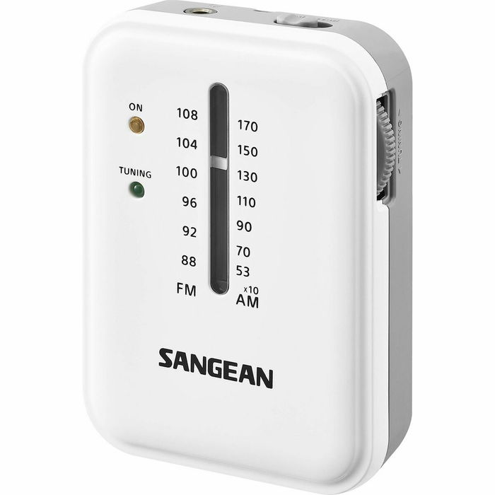 Radio Portátil Sangean SR-32 Blanco AM/FM Radio Portátil Sangean SR-32 Blanco AM/FM