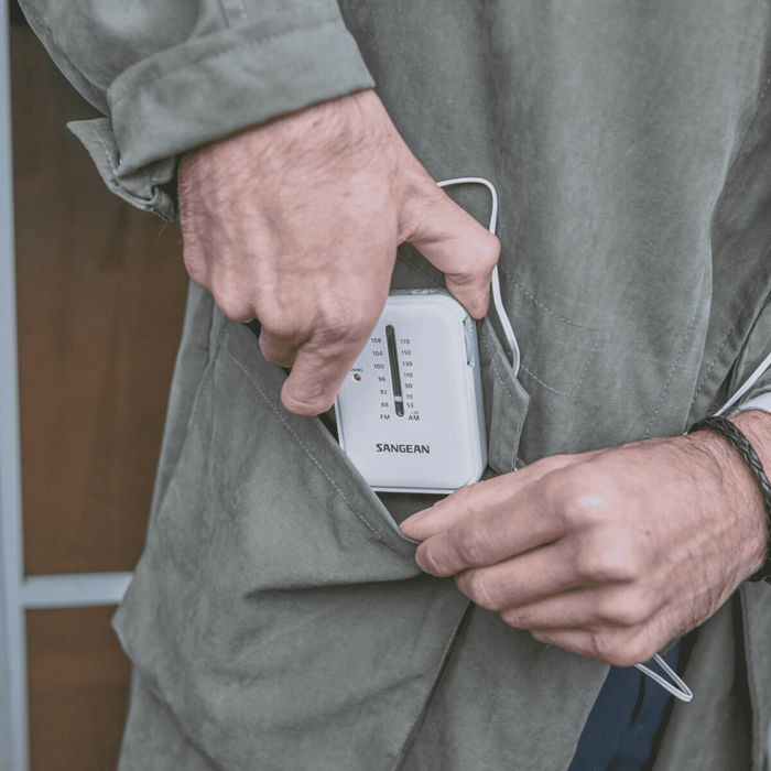 Radio Portátil Sangean SR-32 Blanco AM/FM Radio Portátil Sangean SR-32 Blanco AM/FM