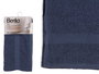 Berilo Toalla Lisa de Baño 90x150 cm - Azul Oscuro, 80% Algodón 20% Poliéster (Set de 12)