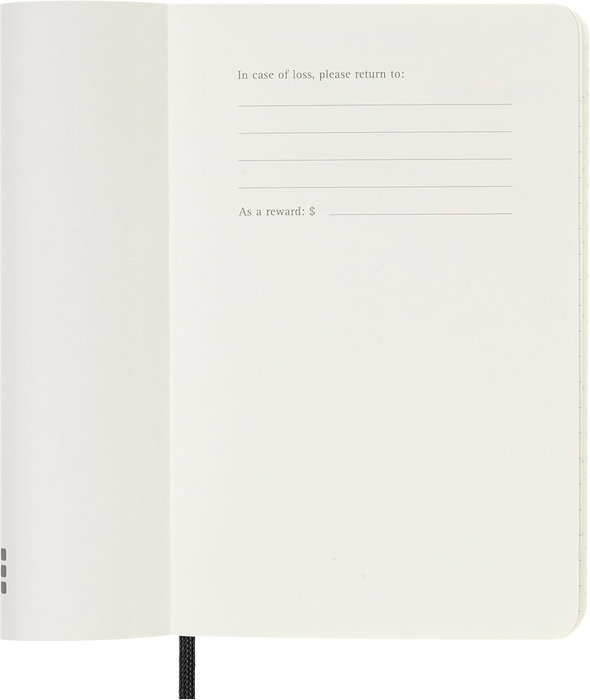 Moleskine DSB12DC2Y26 Agenda 2026 Tapa Blanda 12 Meses Diaria P (9 x 14 cm) Negra