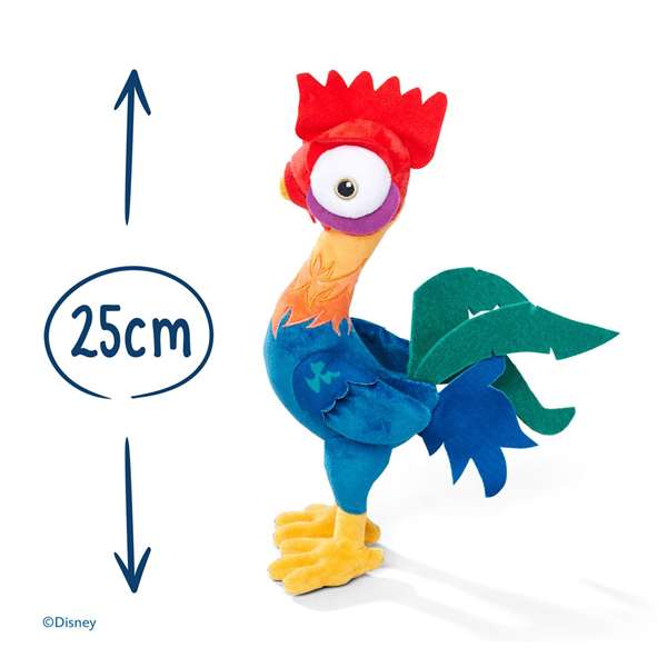 Disney Peluche Vaiana Hei Hei 25 cm - Muñeco de Poliéster para Bebés desde 0 meses