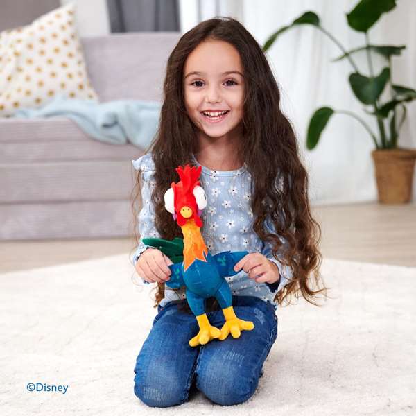 Disney Peluche Vaiana Hei Hei 25 cm - Muñeco de Poliéster para Bebés desde 0 meses