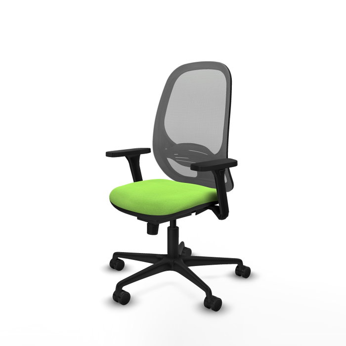 PIQUERAS Y CRESPO Silla de oficina Cilanco con mecanismo Sincro, color Pistacho y Gris PIQUERAS Y CRESPO Silla de oficina Cilanco con mecanismo Sincro, color Pistacho y Gris