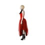 Disfraz Arlequín Vestido Rojo Para Mujer Adulta Talla M-L