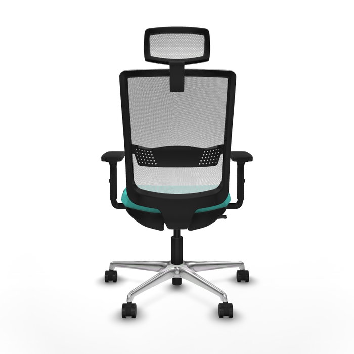 PIQUERAS Y CRESPO Silla de oficina Haches Turquesa y Blanco PIQUERAS Y CRESPO Silla de oficina Haches Turquesa y Blanco