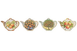 DKD Home Decor Salvamanteles de Dolomita Naranjas 23x17x1 cm