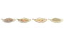 DKD Home Decor Salvamanteles de Dolomita Naranjas 23x17x1 cm