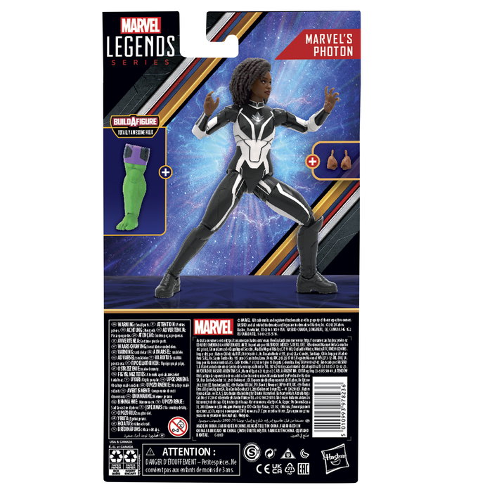Hasbro Marvel Legends Series Figura Marvel's con 2 Accesorios y 1 Pieza para Construir Figura