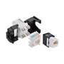 Logilink Conector Hembra RJ45 UTP Cat. 6 Keystone 180° Montaje Sin Herramientas