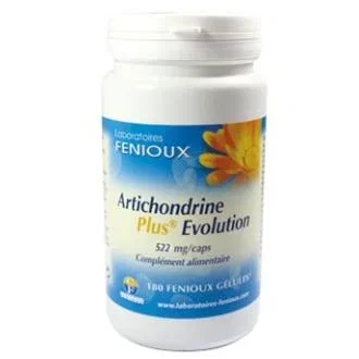 FENIOUX Artichondrine Plus Evolution 180 Cápsulas - Glucosamina, Condroitina, Cúrcuma, Bromelina - Salud Ósea y Articular FENIOUX Artichondrine Plus Evolution 180 Cápsulas - Glucosamina, Condroitina, Cúrcuma, Bromelina - Salud Ósea y Articular