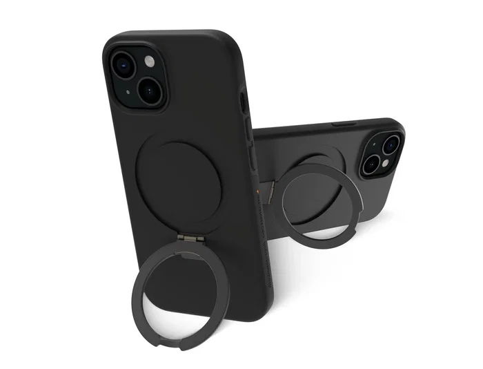 Dbramante1928 - Iceland Ultra D3O MS Kick Funda MagSafe para iPhone 15 (6.1") Negro - Plástico reciclado 100% - Protección contra impactos y caídas hasta 4 m